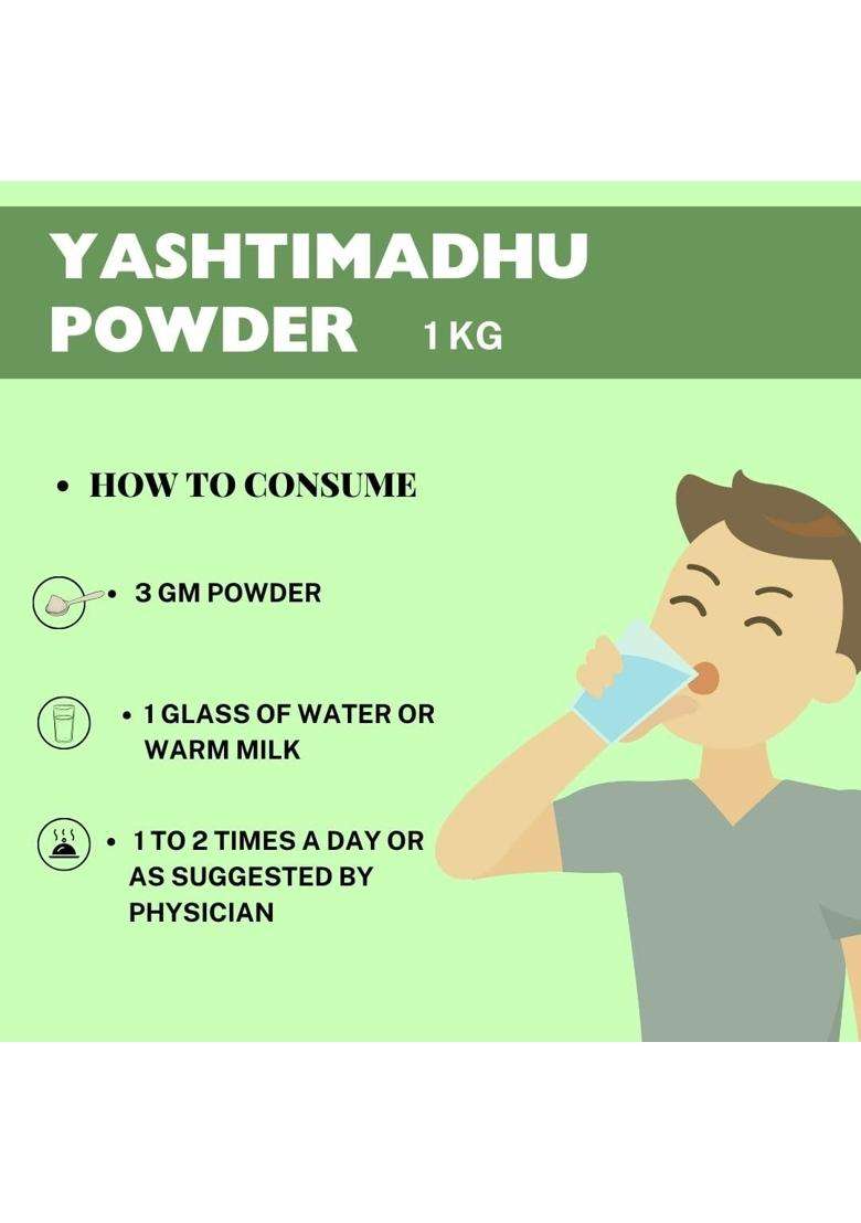 Herbal Hills Yashtimadhu Powder, 1 kg | Natural Herbal Care - Indya