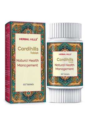 Herbal Hills Cardihills Tabets Tablets, 60 Count (Pack of 5) | Natural Herbal Care