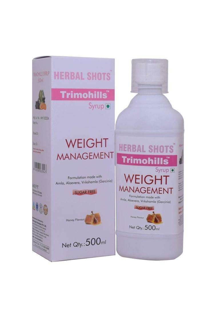 Herbal Hills Trimohills Herbal Shots, 500 ml (Pack of 5) | Natural Herbal Care - Indya