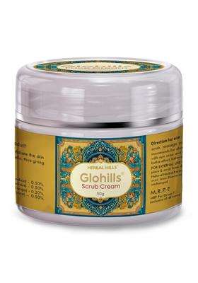 Herbal Hills Glohills Scrub 50 Gram Cream (50 Gram (Pack of 5) | Natural Herbal Care
