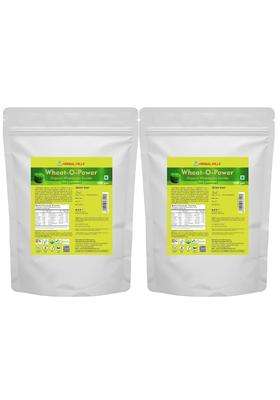 Herbal Hills Wheatgrass Powder, 500 g (Pack of 2) | Natural Herbal Care