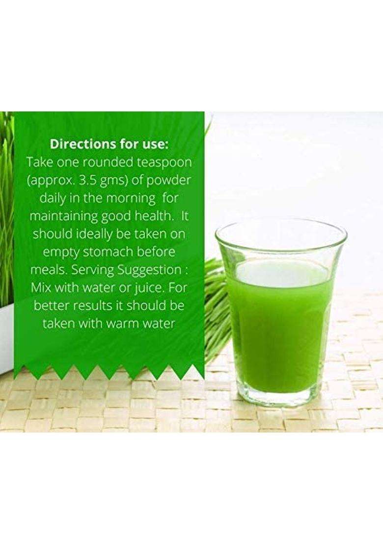 Herbal Hills Wheatgrass Powder, 500 g (Pack of 4) | Natural Herbal Care - Indya