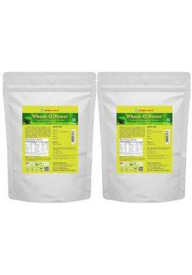 Herbal Hills Wheatgrass Powder, 1 kg (Pack of 2) | Natural Herbal Care