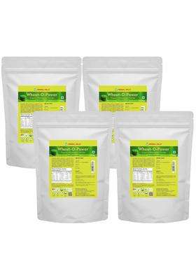 Herbal Hills Wheatgrass Powder, 1 kg (Pack of 4) | Natural Herbal Care