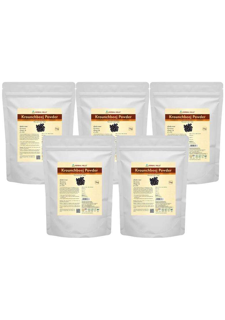Herbal Hills konch beej powder (1 Kg (Pack of 5) | Natural Herbal Care - Indya