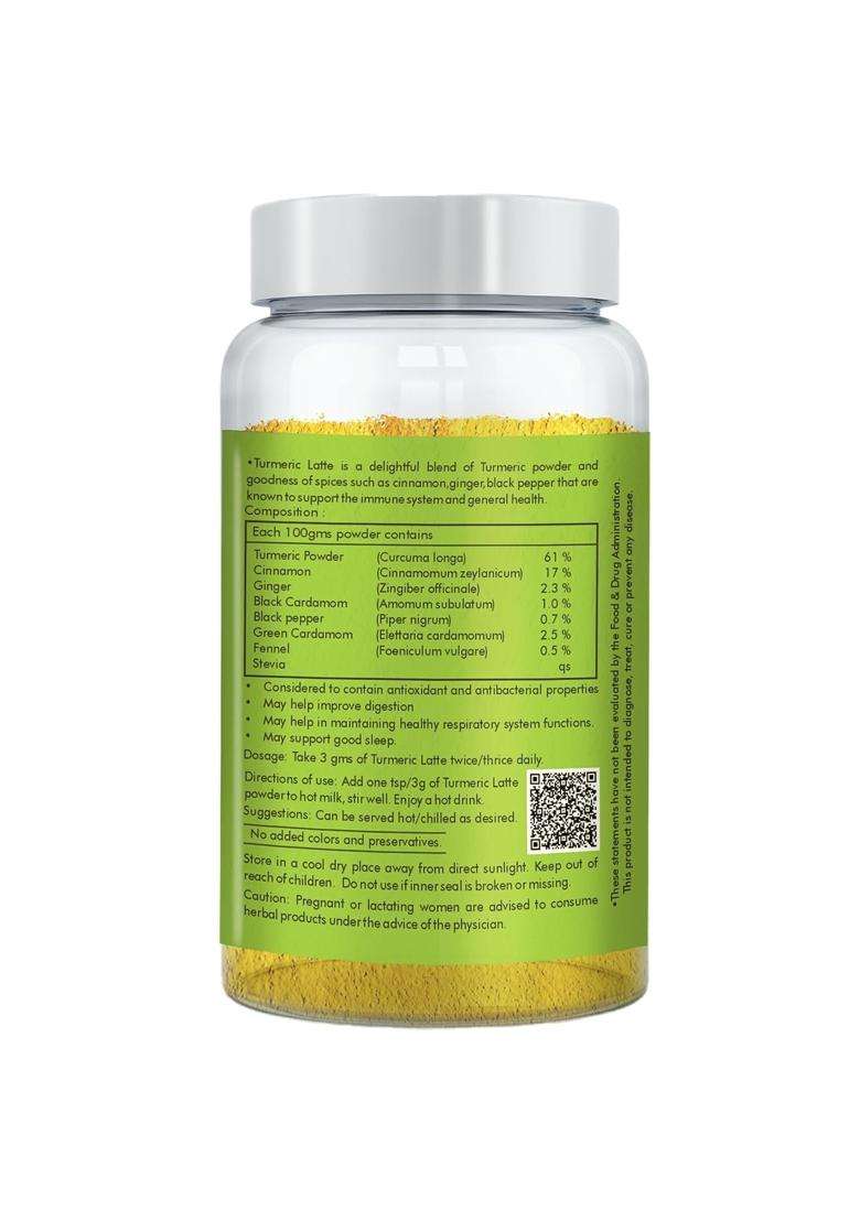 Herbal Hills Turmeric Latte 100 g (100 g (Pack of 4) | Natural Herbal Care - Indya