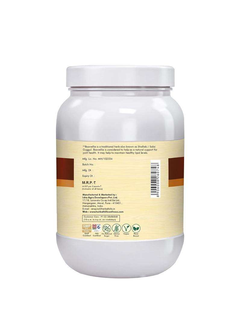 Herbal Hills Shallaki Capsules, 700 Count (Pack of 5) | Natural Herbal Care - Indya