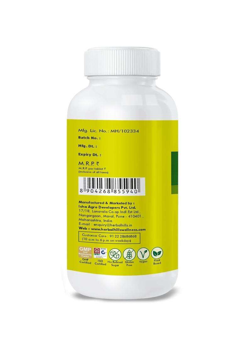Herbal Hills Carica Papaya Immunity Tablets, 120 Count | Natural Herbal Care - Indya