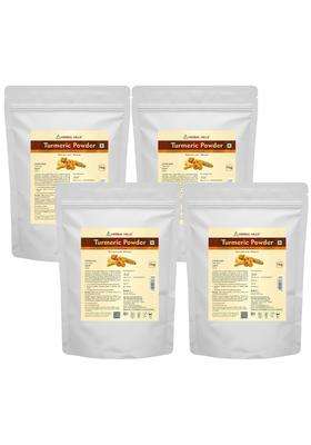 Herbal Hills Turmeric Powder, 1 kg (Pack of 4) | Natural Herbal Care
