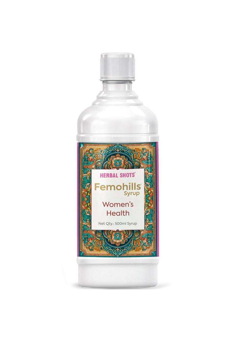 Herbal Hills Femohills Herbal Shots, 500 ml (Pack of 5) | Natural Herbal Care - Indya