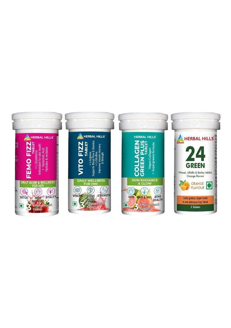 Herbal Hills Daily Family Wellness Tablets | Natural Herbal Care - Indya