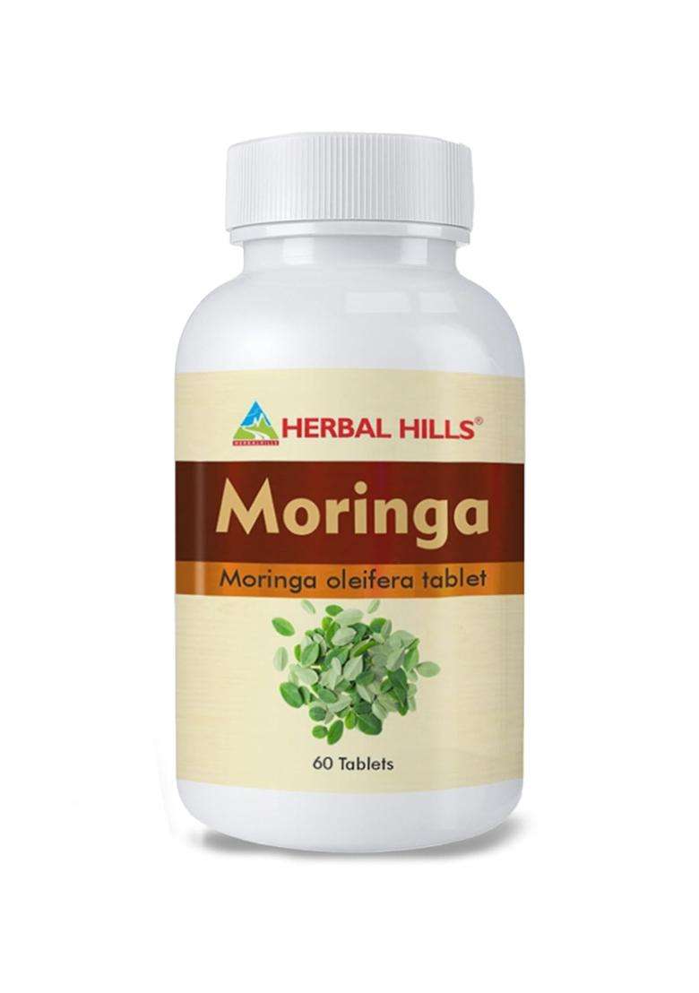 Herbal Hills Moringa Tablets, (60 Tablets Pack) (Pack of 4) | Natural Herbal Care | Boosts Immunity & Daily Nutrition | With Moringa Oleifera Extract - Indya