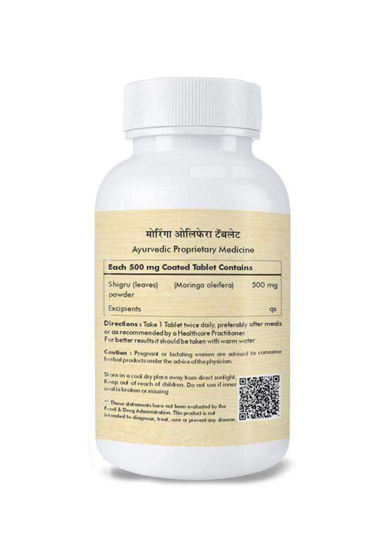 Herbal Hills Moringa Tablets, (60 Tablets Pack) (Pack of 4) | Natural Herbal Care | Boosts Immunity & Daily Nutrition | With Moringa Oleifera Extract - Indya