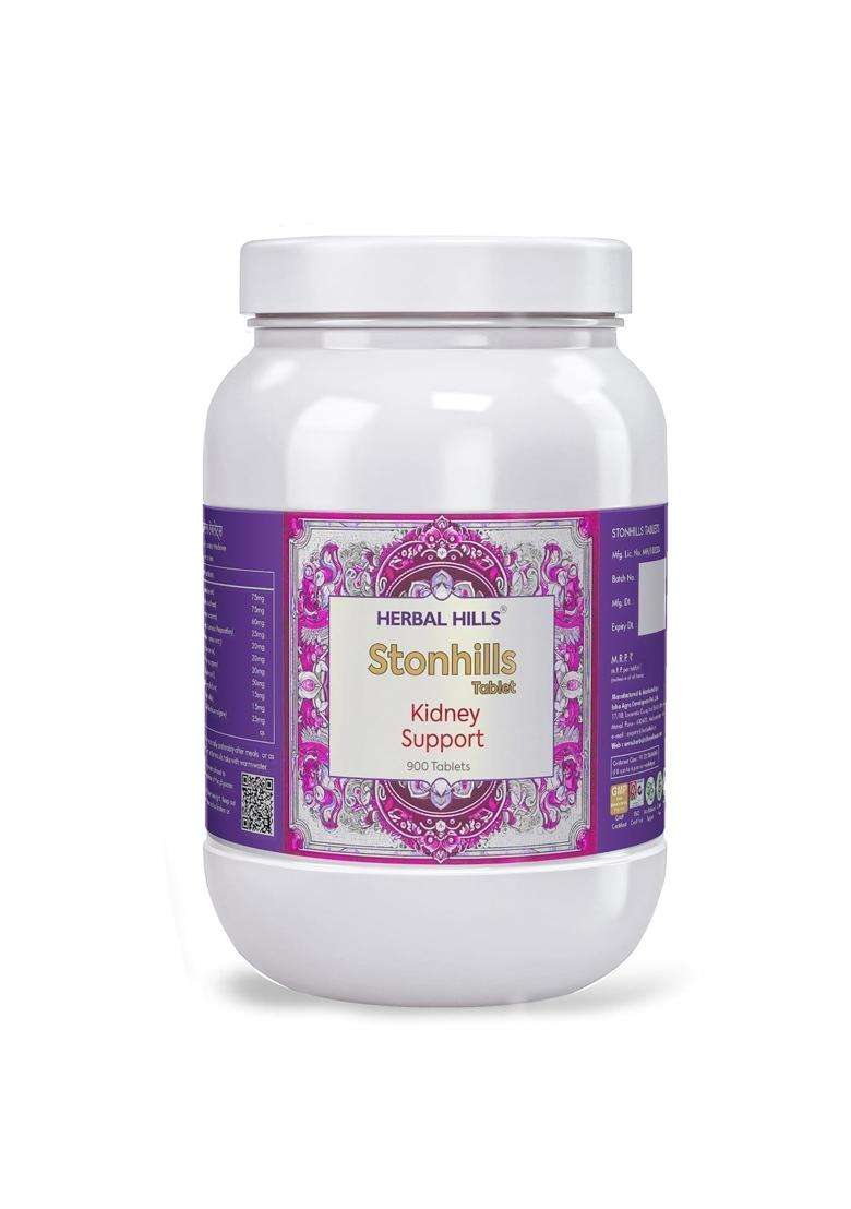 Herbal Hills Stonhills Tablets, 900 Count (Pack of 2) | Natural Herbal Care - Indya