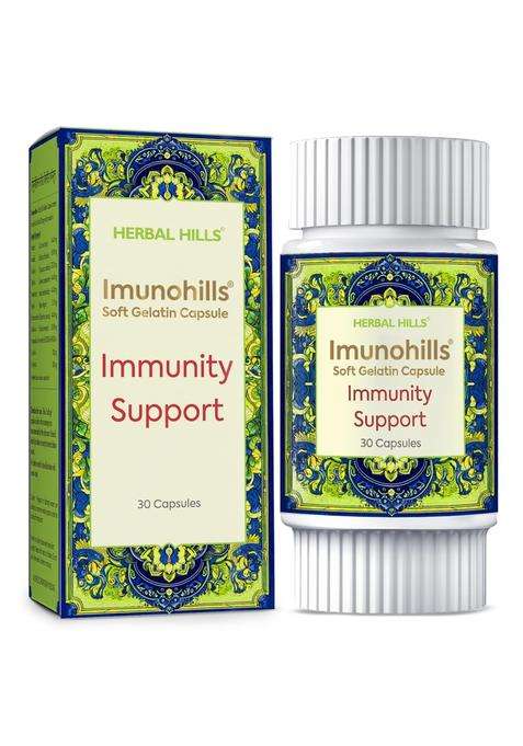 Herbal Hills Immune Booster Imunohills Capsules, 30 Count | Natural Herbal Care
