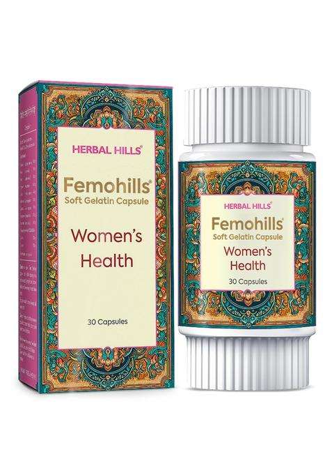 Herbal Hills Femohills Capsules, 30 Count | Natural Herbal Care