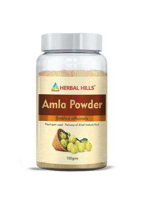 Herbal Hills Amla Powder, 100 g (Pack of 5) | Natural Herbal Care