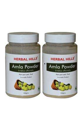 Herbal Hills Amla Powder, 100 g (Pack of 2) | Natural Herbal Care