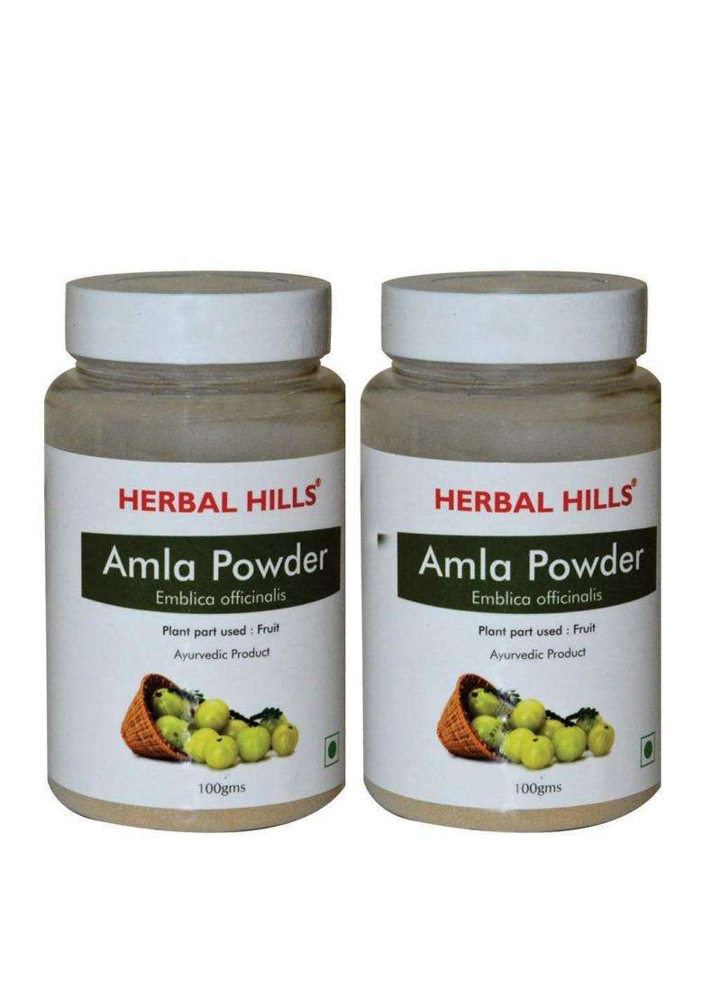 Herbal Hills Amla Powder, 100 g (Pack of 2) | Natural Herbal Care - Indya