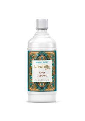 Herbal Hills Herbal Shots Livohills Syrup 500 ml (500 ml | Natural Herbal Care