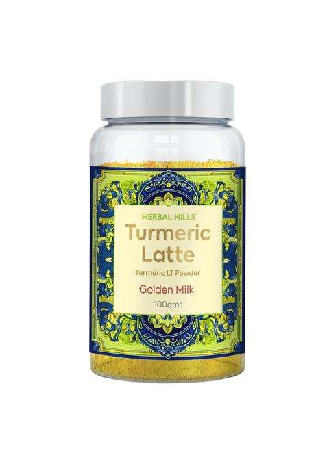 Herbal Hills Turmeric Latte, 100 g | Natural Herbal Care