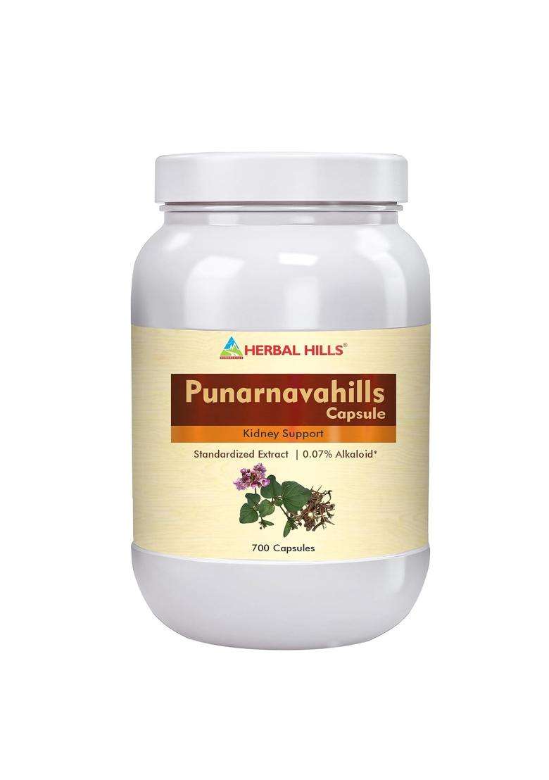 Herbal Hills Punarnavahills Punarnava Capsules, 700 Count (Pack of 5) | Natural Herbal Care - Indya