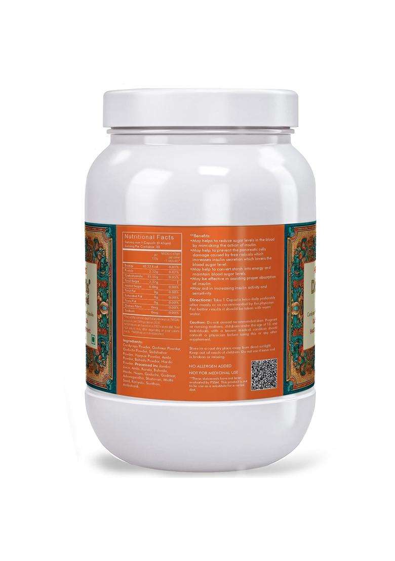 Herbal Hills Diabohills Cordyceps Capsules, 700 Count (Pack of 5) | Natural Herbal Care - Indya