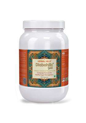 Herbal Hills Diabohills Cordyceps Capsules, 700 Count (Pack of 4) | Natural Herbal Care