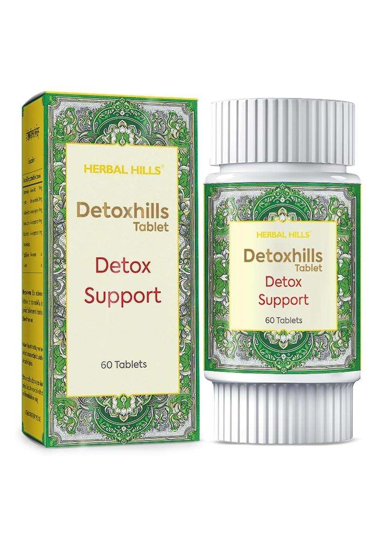 Herbal Hills Detoxhills Tablets, 60 Count | Natural Herbal Care - Indya