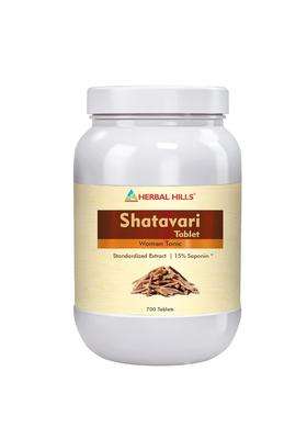 Herbal Hills Shatavari Tablets 700 Count (Pack of 5) | Natural Herbal Care