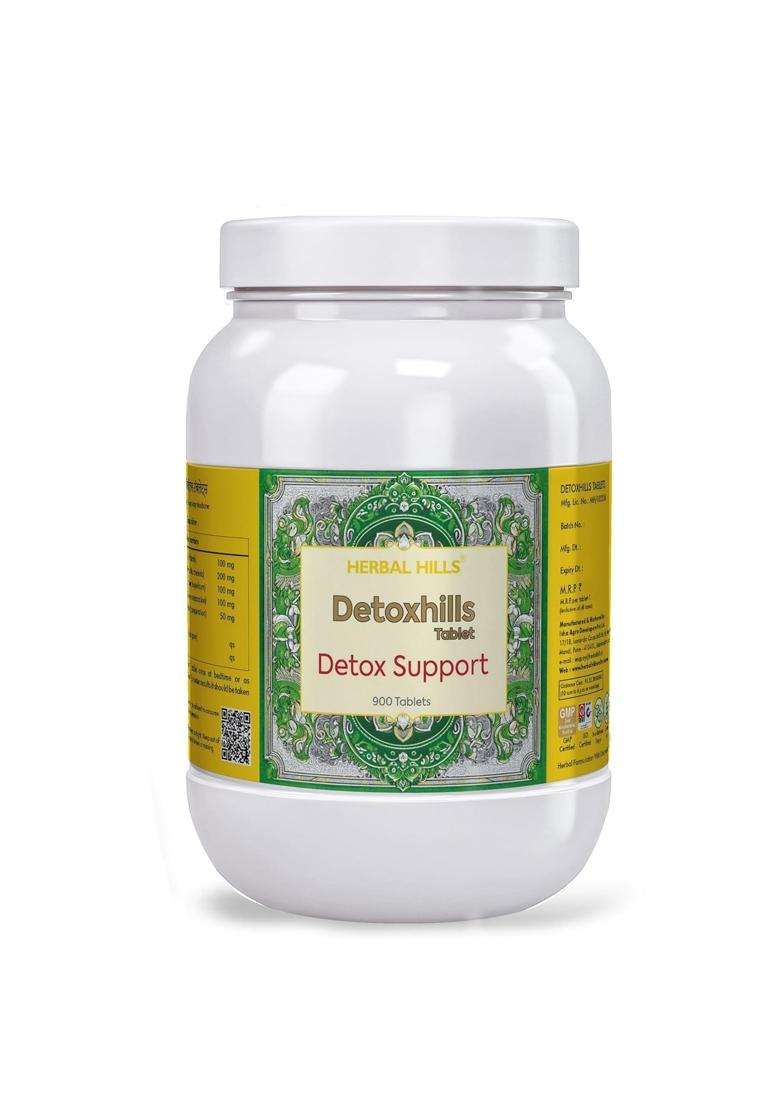 Herbal Hills Detoxhills Tablets, 900 Count | Natural Herbal Care - Indya