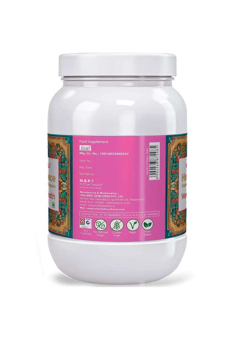 Herbal Hills Her Hormonal Balance Capsules, 700 Count (Pack of 5) | Natural Herbal Care - Indya