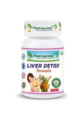 Planet Ayurveda Liver Detox Formula 60 Capsules | Authentic Traditional Formula | Natural Liver Detox Supplement, 60 Capsules