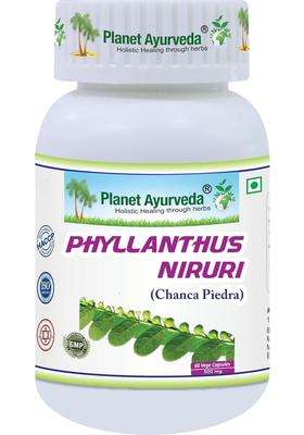 Planet Ayurveda Phyllanthus Niruri Capsules | Authentic Traditional Formula | 60N