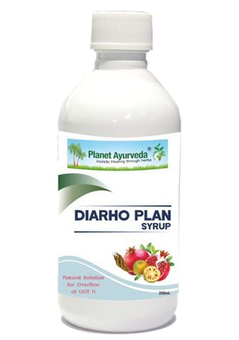 Planet Ayurveda Diarho Plan Syrup 200 ml | Authentic Traditional Formula | Natural Digestive Support & Bowel Health Supplement - Indya