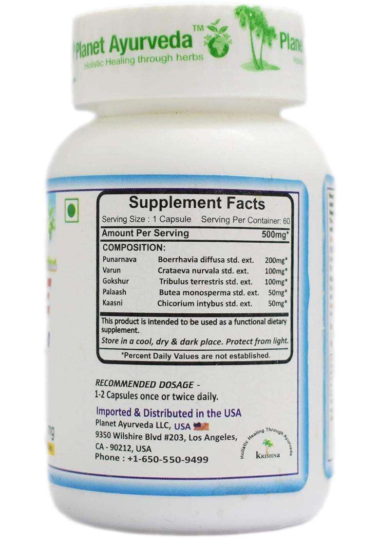 Planet Ayurveda Rencure Formula Capsules 60 Capsules | Authentic Traditional Formula | Herbal Kidney Care Supplement - Indya