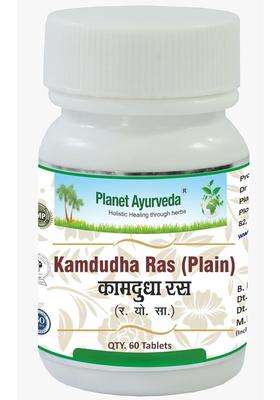 Planet Ayurveda Herbal Supplement- Kamdudha Tablets 60 Tablets | Authentic Traditional Formula | Supports Internal Balance & Daily Digestive Health