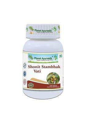 Planet Ayurveda Shonit Stambhak Vati 120 Tablets | Authentic Traditional Formula | 120 Tablets- Supports healthy blood cells