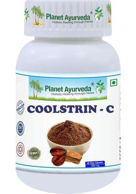 Planet Ayurveda Coolstrin C Capsules 60 Capsules | Authentic Traditional Formula | 60 Capsules, Ayurvedic Medicine Beneficial in Gut Health