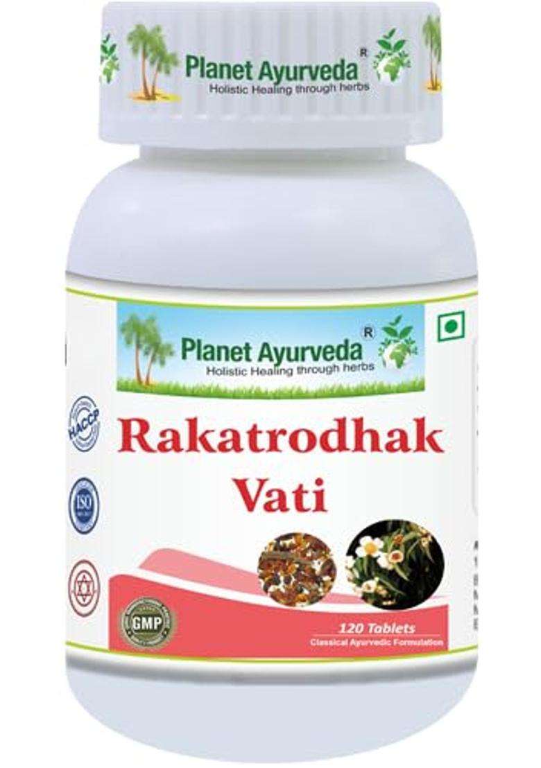 Planet Ayurveda Natural supplement by Planet Ayurveda 120 Tablets | Authentic Traditional Formula | Rakatrodhak - Indya