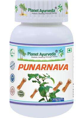 Planet Ayurveda Punarnava Capsules 60 Capsules | Authentic Traditional Formula
