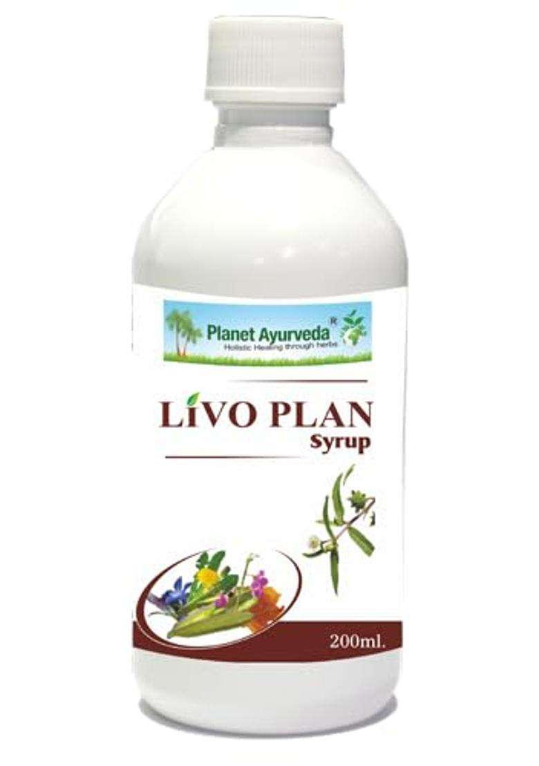 Planet Ayurveda Livo Plan Syrup 200 ml | Authentic Traditional Formula | Herbal Liver Detox Syrup | Supports Fatty Liver, Digestion & Liver Health - Indya