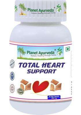 Planet Ayurveda Total Heart Support Capsules, 60 Capsules | Authentic Traditional Formula
