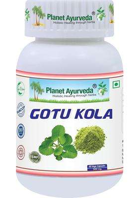 Planet Ayurveda Gotu Kola to Balance all three Dosha 60 Capsules | Authentic Traditional Formula