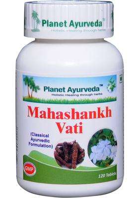 Planet Ayurveda Mahashankh Vati 120 Tablets | Authentic Traditional Formula