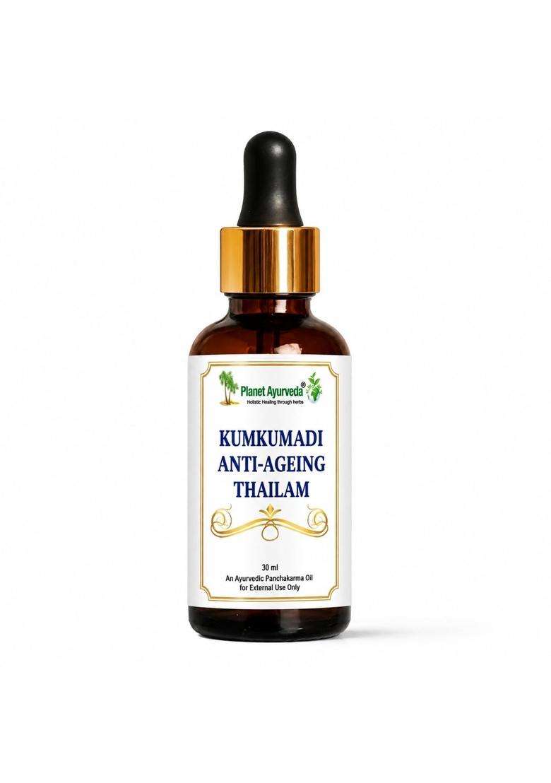 Planet Ayurveda Kumkumadi Oil (Thailam) for Face Glowing Skin, 30 ml | Authentic Traditional Formula - Indya