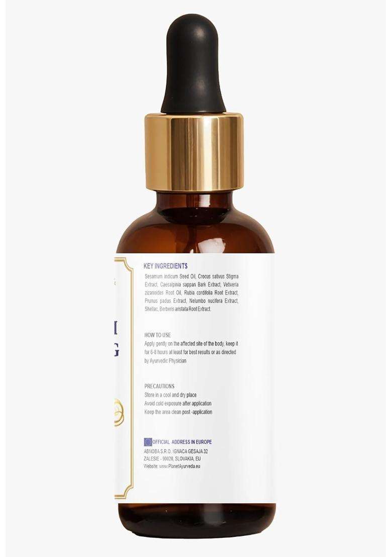 Planet Ayurveda Kumkumadi Oil (Thailam) for Face Glowing Skin, 30 ml | Authentic Traditional Formula - Indya