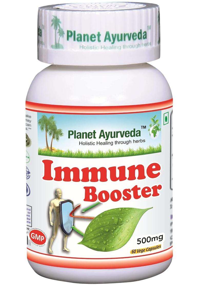 Planet Ayurveda Immune Booster Capsules 60 Capsules | Authentic Traditional Formula - Indya