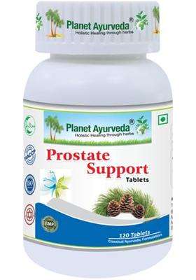 Planet Ayurveda Prostate Support Tablets, Ayurvedic Medicine Beneficial in Prostate 120 Tablets | Authentic Traditional Formula