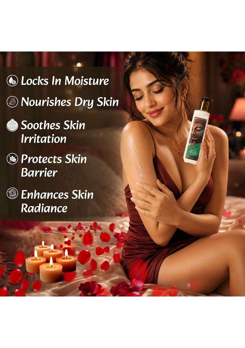 Planet Ayurveda Alektrona Body Lotion with Flaxseed Oil, Aloe Vera & Jojoba 200 ml | Authentic Traditional Formula | Moisturizing Body Lotion, 200 ml - Indya